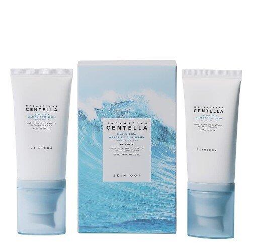 SKIN1004 Madagascar Centella Hyalu-Cica Water-Fit Sun Serum SPF50+ PA++++ Gift Set – Подаръчен комплект слънцезащитен серум с центела и хиалуронова киселина SPF50+
