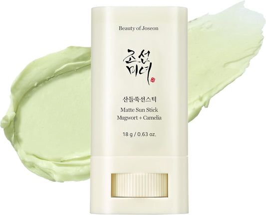 Beauty of Joseon Matte Sun Stick Mugwort & Camellia SPF50 – корейски матов слънцезащитен стик 18 g