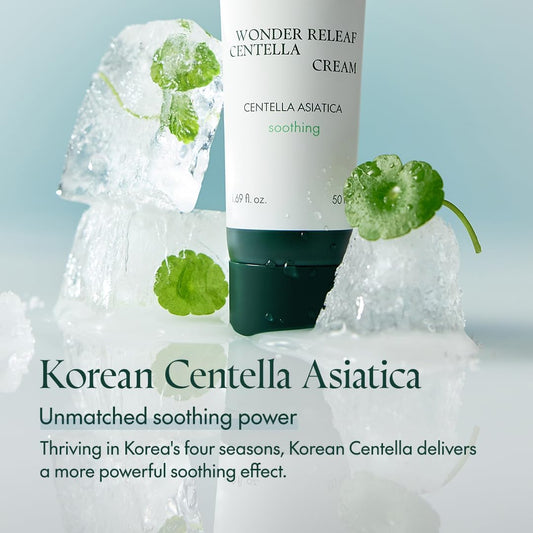 Purito Wonder Releaf Centella Cream 50 мл – успокояващ корейски крем с центела за чувствителна кожа