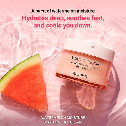 Heimish Watermelon Moisture Soothing Gel Cream 110 мл – хидратиращ гел-крем с диня за свежа и успокоена кожа
