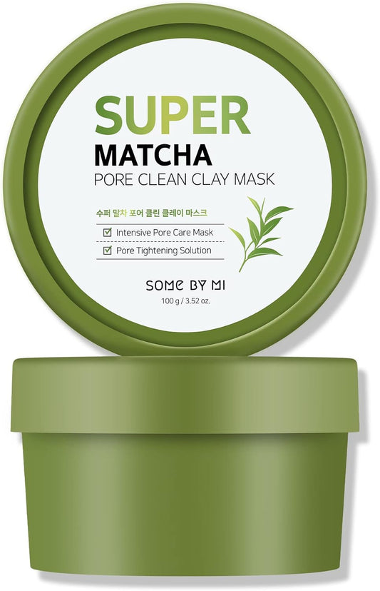 Some By Mi Super Matcha Pore Clean Clay Mask 100 гр – почистваща маска с матча за стегнати и чисти пори