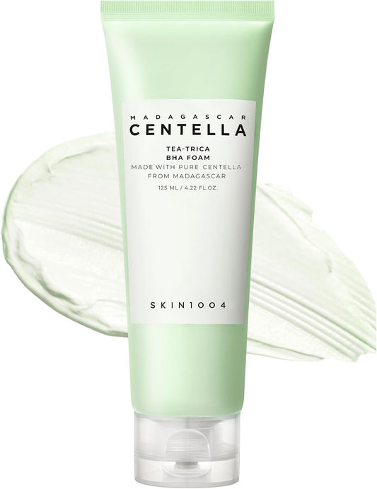 Skin1004 Madagascar Centella Teatrica BHA Foam 125 мл – почистваща пяна с чаено дърво и центела за проблемна кожа
