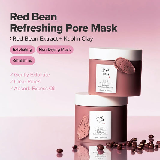 Beauty of Joseon Red Bean Refreshing Pore Mask 140 мл – корейска почистваща маска за пори с червен боб