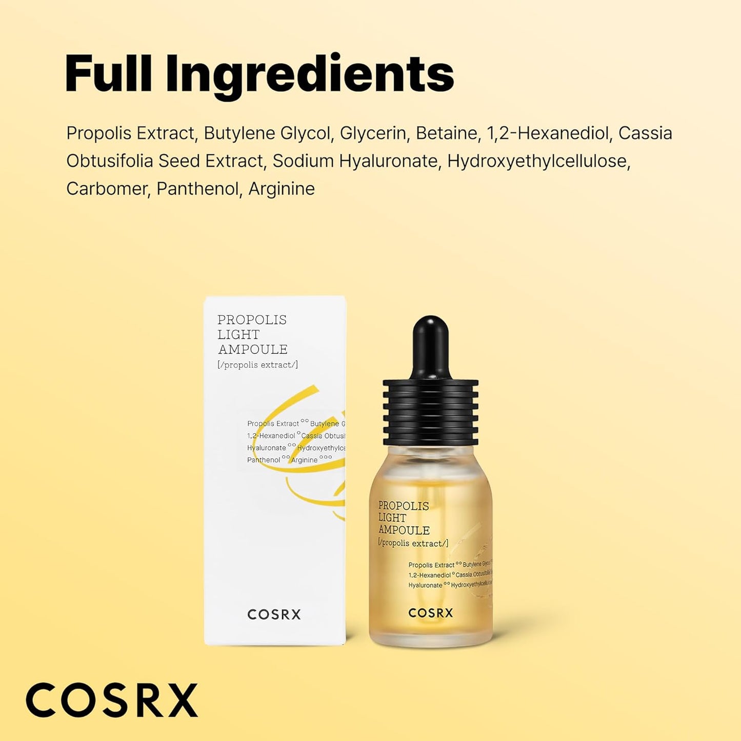 COSRX Full Fit Propolis Light Ampoule 30 мл – корейска прополисова ампула за сияйна и успокоена кожа