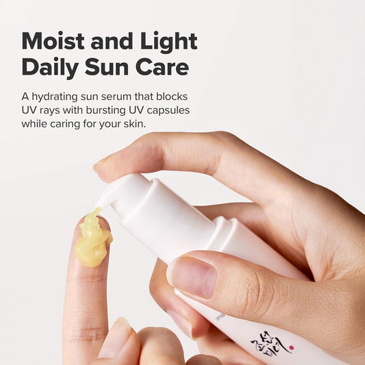 Beauty of Joseon Ginseng Sun Serum SPF 50 PA++++ 50 мл – корейски слънцезащитен серум с женшен и ниацинамид