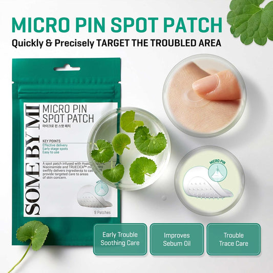 Some By Mi Micro Pin Spot Patch — 9 бр. – корейски лепенки за локално третиране с микро-пинове