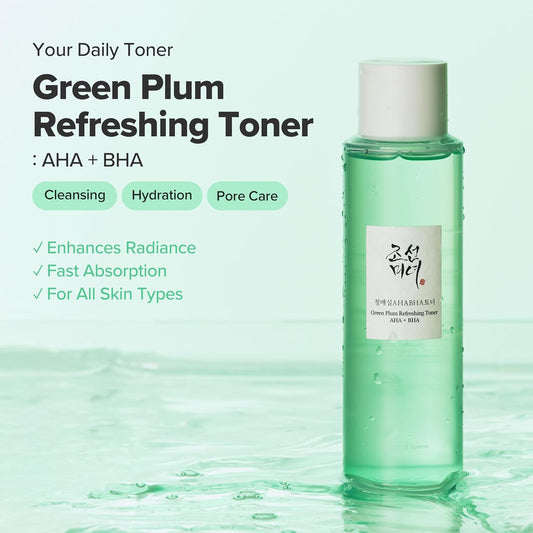 Beauty of Joseon Green Plum Refreshing Toner AHA + BHA 150 мл – корейски освежаващ ексфолиращ тонер