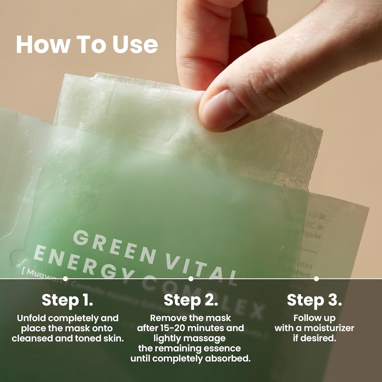 AXIS-Y 61% Mugwort Green Vital Energy Complex Sheet Mask – успокояваща и хидратираща шийт маска