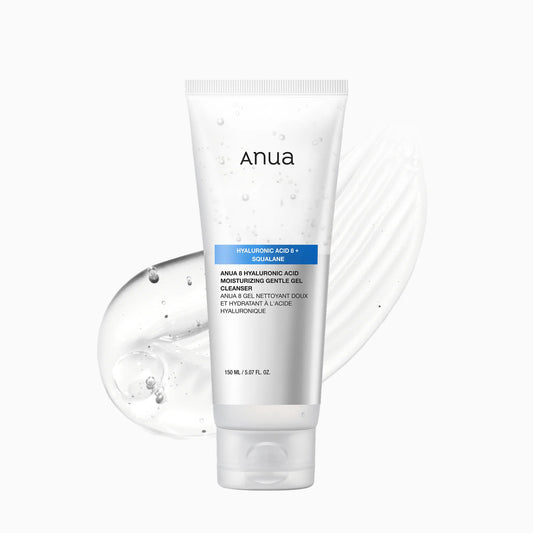 Anua 8 Hyaluronic Acid Moisturizing Gentle Gel Cleanser 150 мл – корейски нежен хидратиращ гел за почистване