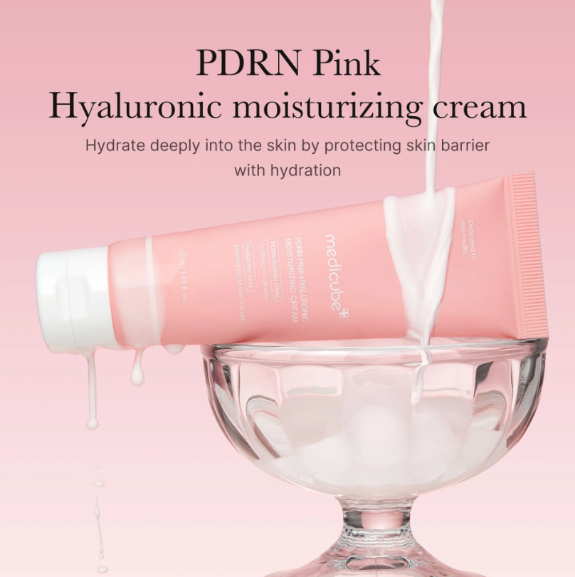 Medicube PDRN Pink Hyaluronic Moisturizing Cream 50 мл – корейски интензивно хидратиращ крем