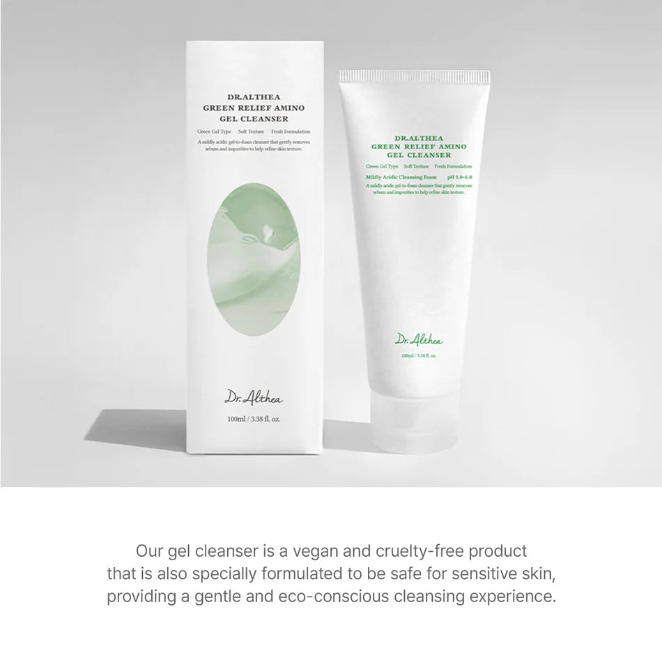 Dr. Althea Green Relief Amino Gel Cleanser – лек хидратиращ гел за почистване