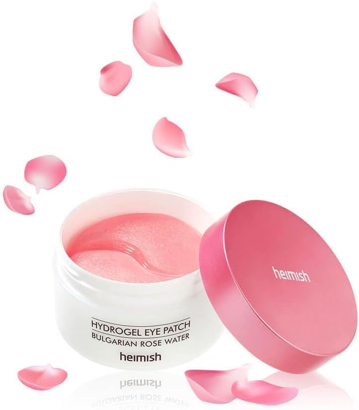 Heimish Hydrogel Eye Patch with Bulgarian Rose Water 60 бр. – корейски хидрогелови пачове за околоочния контур с българска розова вода