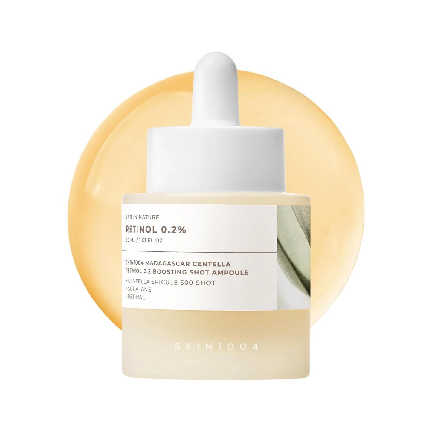 Skin1004 Madagascar Centella Retinol 0.2 Boosting Shot Ampoule 30 мл – корейска бустер ампула с ретинол и центела