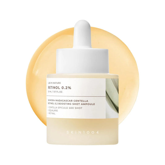 Skin1004 Madagascar Centella Retinol 0.2 Boosting Shot Ampoule 30 мл – корейска бустер ампула с ретинол и центела