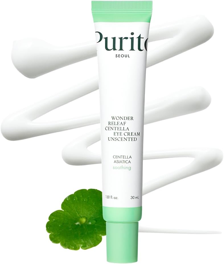 Purito Centella Unscented Eye Cream 30 мл – нежен околоочен крем с центела за хидратация и изглаждане.