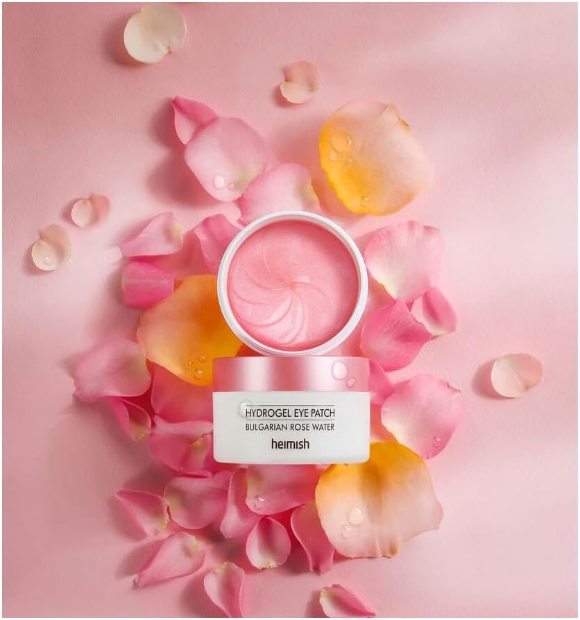 Heimish Hydrogel Eye Patch with Bulgarian Rose Water 60 бр. – корейски хидрогелови пачове за околоочния контур с българска розова вода