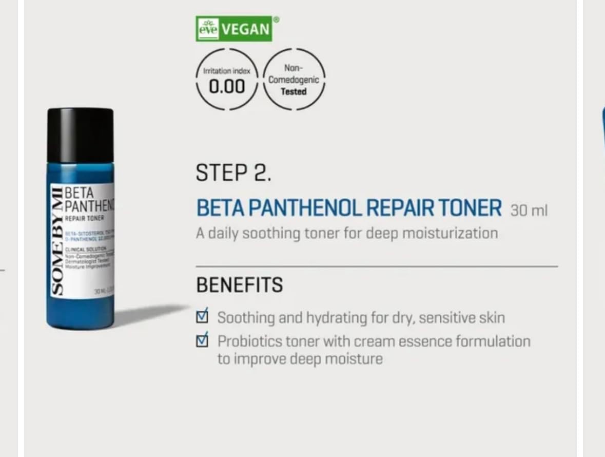 Some By Mi Beta Panthenol Repair Starter Kit – възстановяващ начален комплект с бета-пантенол