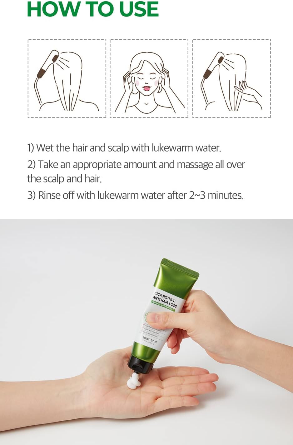 Some By Mi Cica Peptide Anti Hair Loss Derma Scalp Treatment 50 мл – корейски серум против косопад с пептиди и CICA