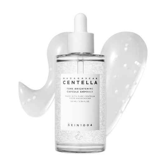 Skin1004 Madagascar Centella Tone Brightening Capsule Ampoule 50 мл – корейска изсветляваща ампула с капсули и центела.