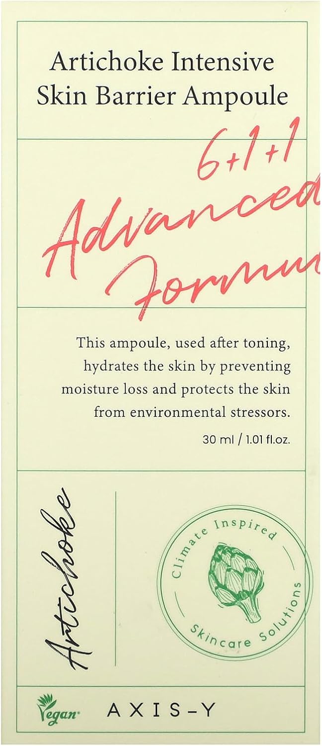 Axis-Y Artichoke Intensive Skin Barrier Ampoule 30 мл – хидратиращ серум за подсилване на кожната бариера