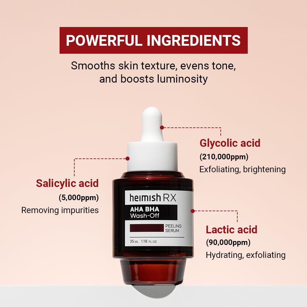 Heimish Rx AHA BHA 30% Peeling Serum – корейски измиващ се химичен пилинг серум