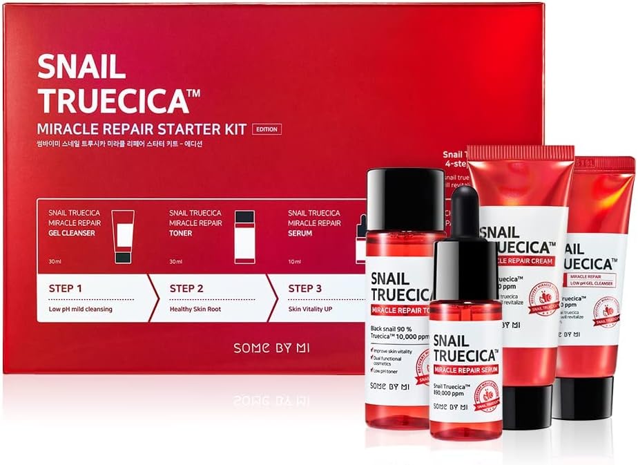 Some By Mi Snail Truecica Miracle Repair Starter Kit – мини комплект за възстановяване и белези