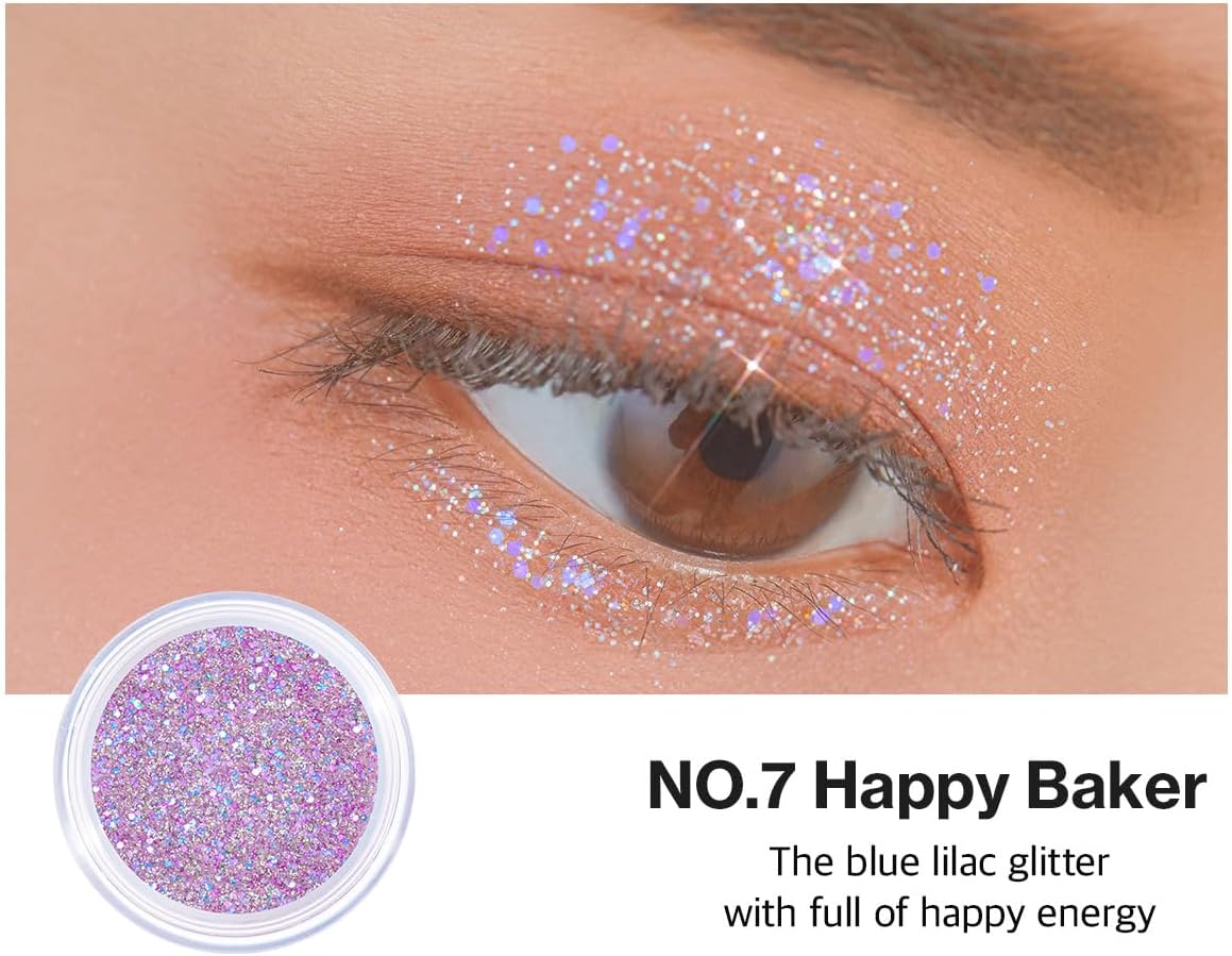 UNLEASHIA Get Loose Glitter Gel Mini – корейски глитър гел за очи и лице, дълготраен и веган