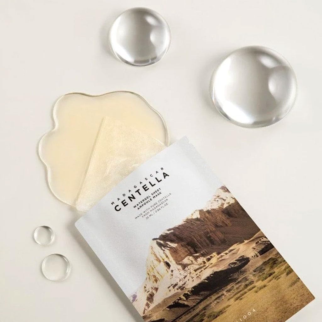 Skin1004 Madagascar Centella Soothing Watergel Sheet Ampoule Mask – успокояваща и хидратираща шийт маска с центела