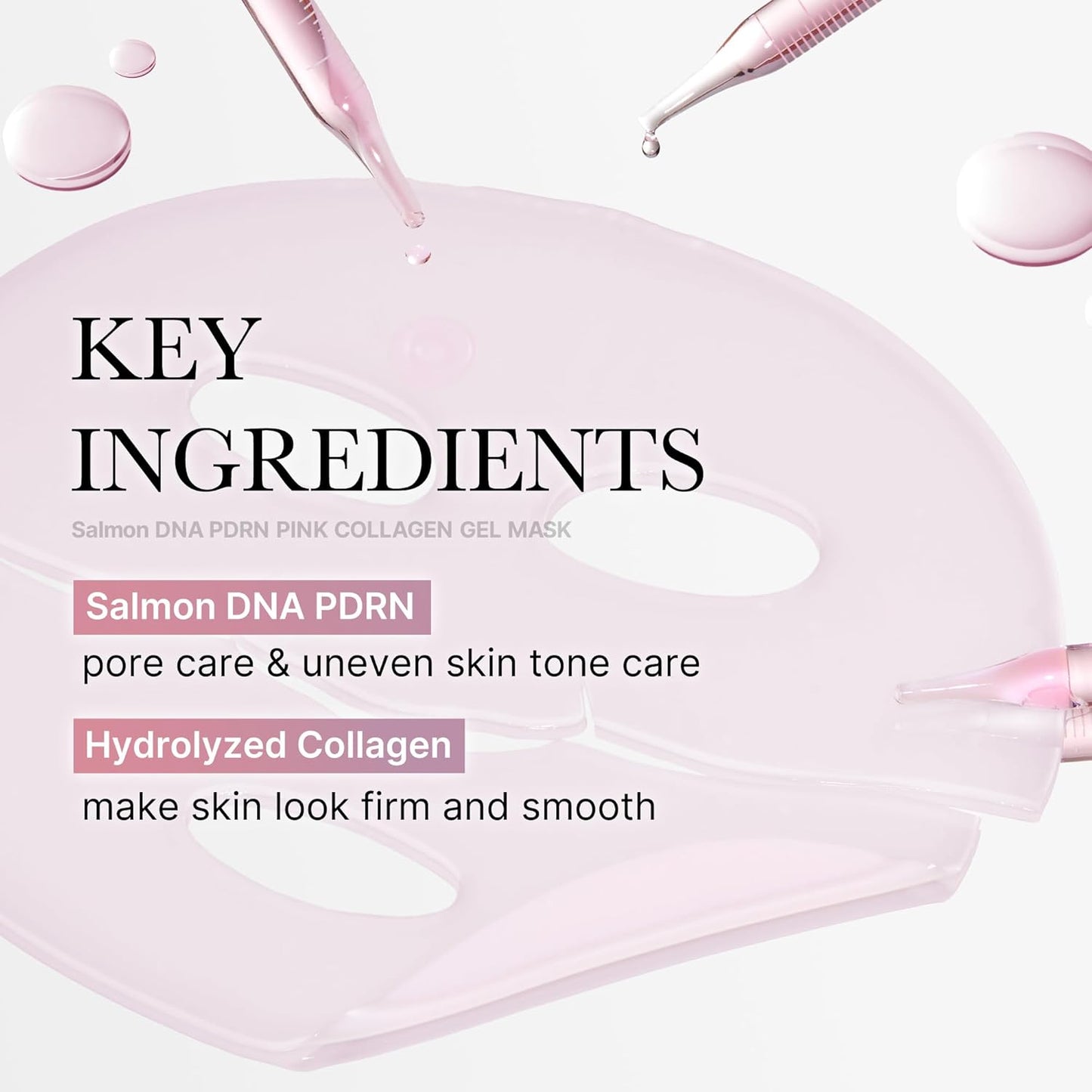 Medicube Salmon DNA PDRN Pink Collagen Jelly Gel Mask 4 бр. – корейска нощна желеобразна маска за лице