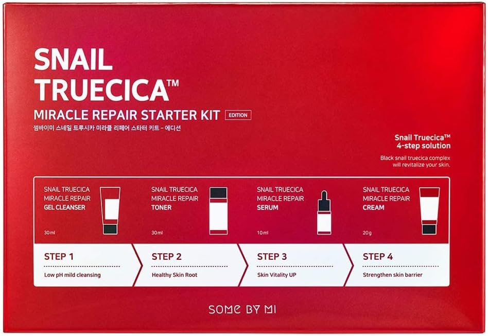 Some By Mi Snail Truecica Miracle Repair Starter Kit – мини комплект за възстановяване и белези
