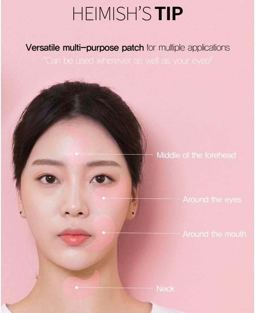 Heimish Hydrogel Eye Patch with Bulgarian Rose Water 60 бр. – корейски хидрогелови пачове за околоочния контур с българска розова вода