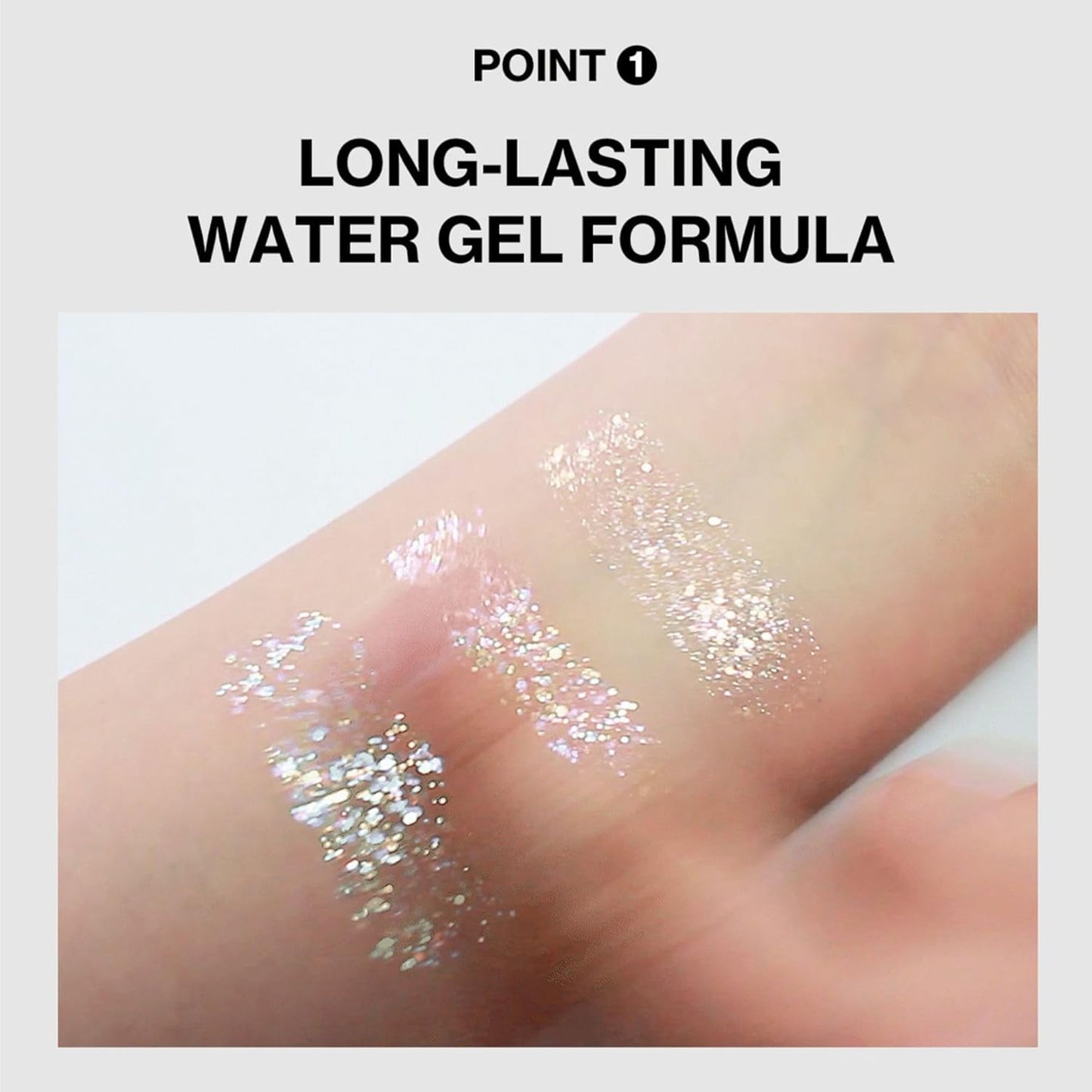 UNLEASHIA Get Loose Glitter Gel Mini – корейски глитър гел за очи и лице, дълготраен и веган