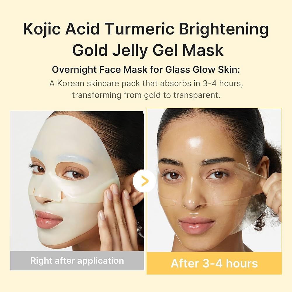 Medicube Kojic Acid Turmeric Brightening Gel Mask 28 гр – корейска озаряваща гел маска