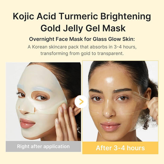 Medicube Kojic Acid Turmeric Brightening Gel Mask 28 гр – корейска озаряваща гел маска