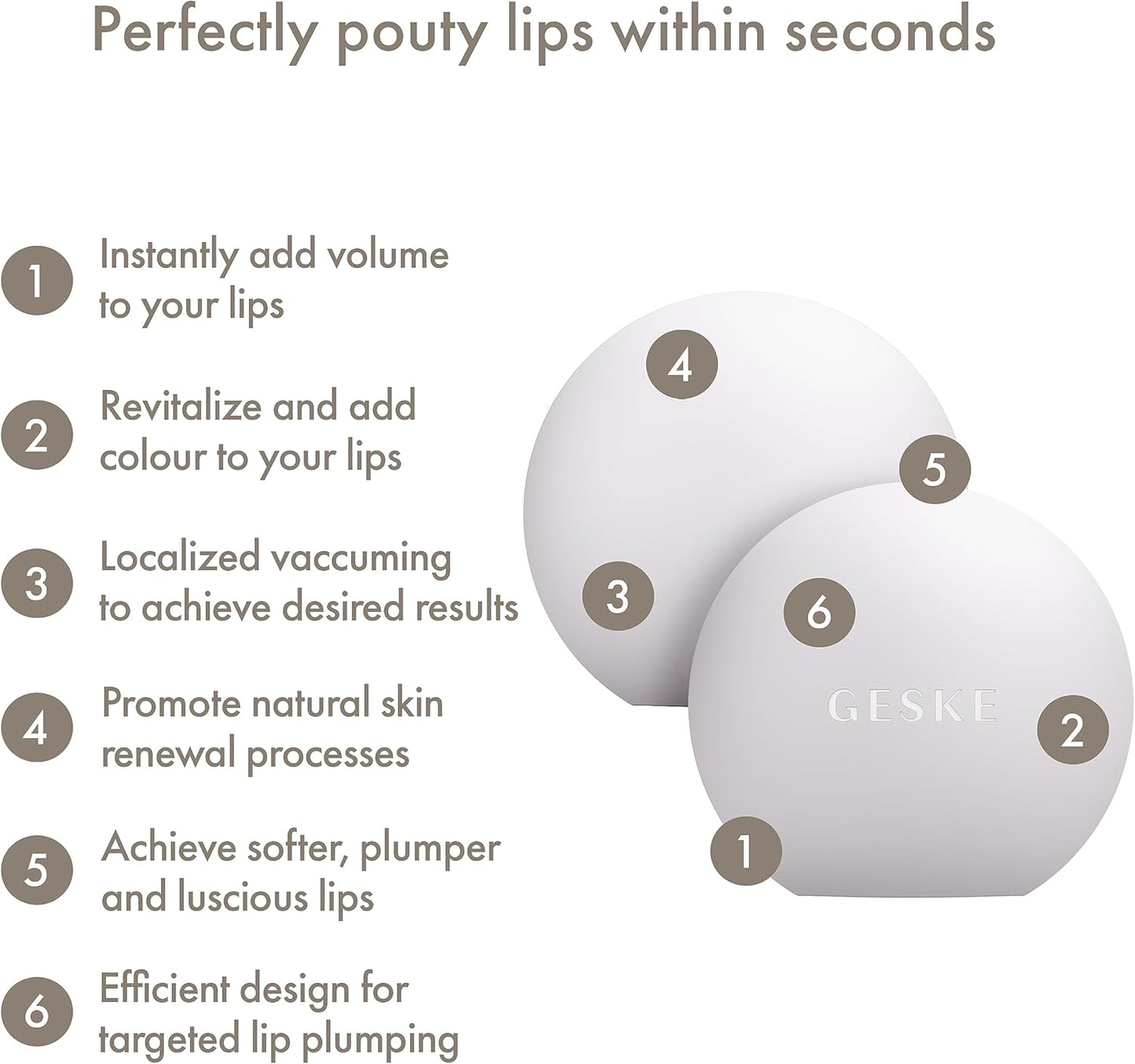 GESKE Lip Volumizer & Booster 4-in-1 Starlight – уред за по-плътни, гладки и блестящи устни.