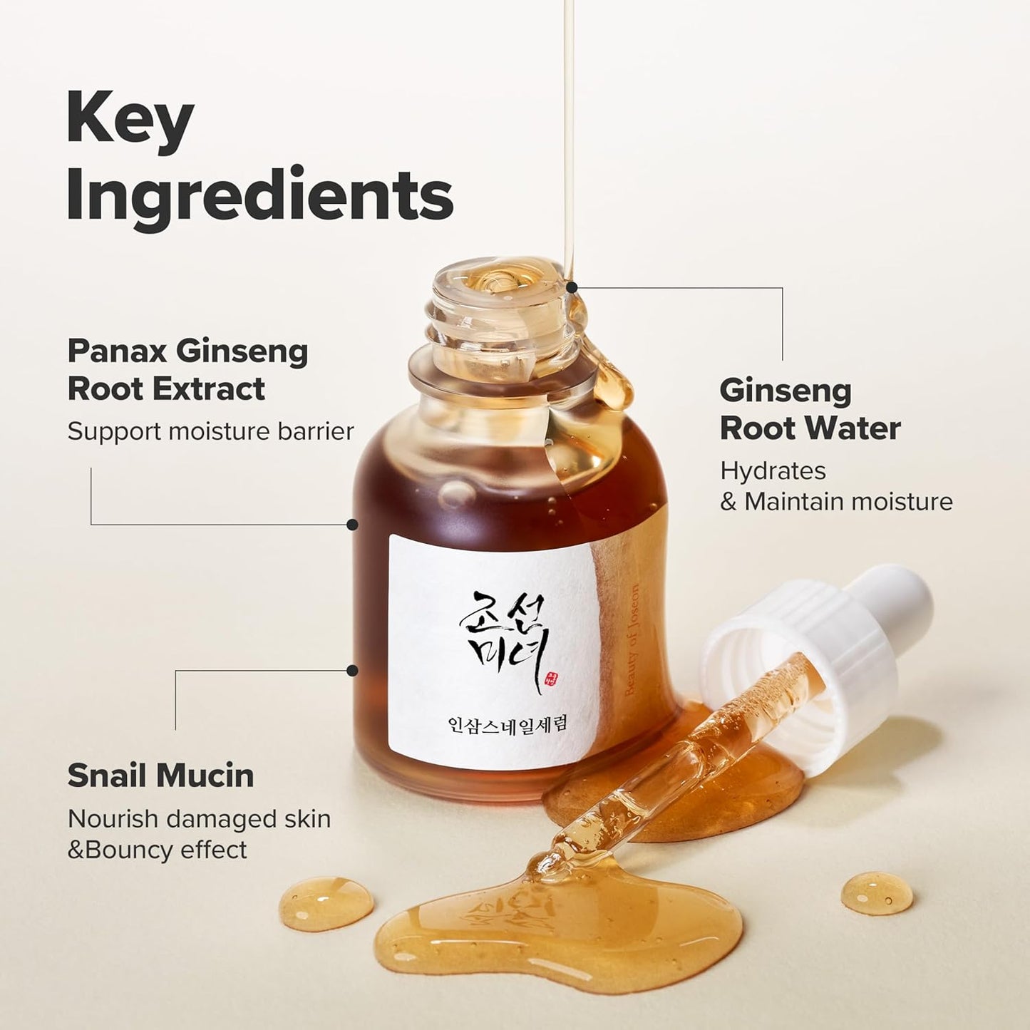 Beauty of Joseon Revive Serum Ginseng & Snail Mucin 30 мл – подмладяващ серум с женшен и секрет от охлюв