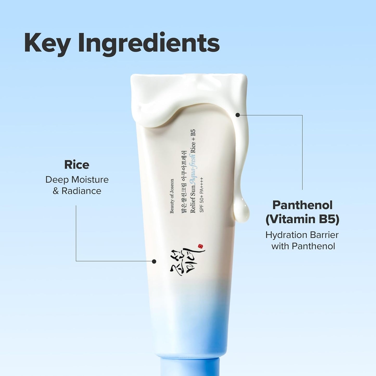Beauty of Joseon Relief Sun Rice + Probiotics SPF50+ PA++++ 50 мл – корейски слънцезащитен крем с ориз и пробиотици
