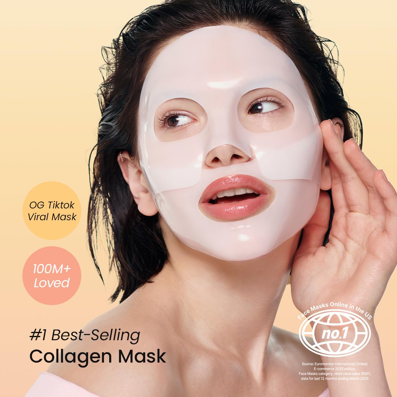 Biodance Bio Collagen Real Deep Mask 4бр × 34 г – корейска дълбоко подхранваща колагенова маска