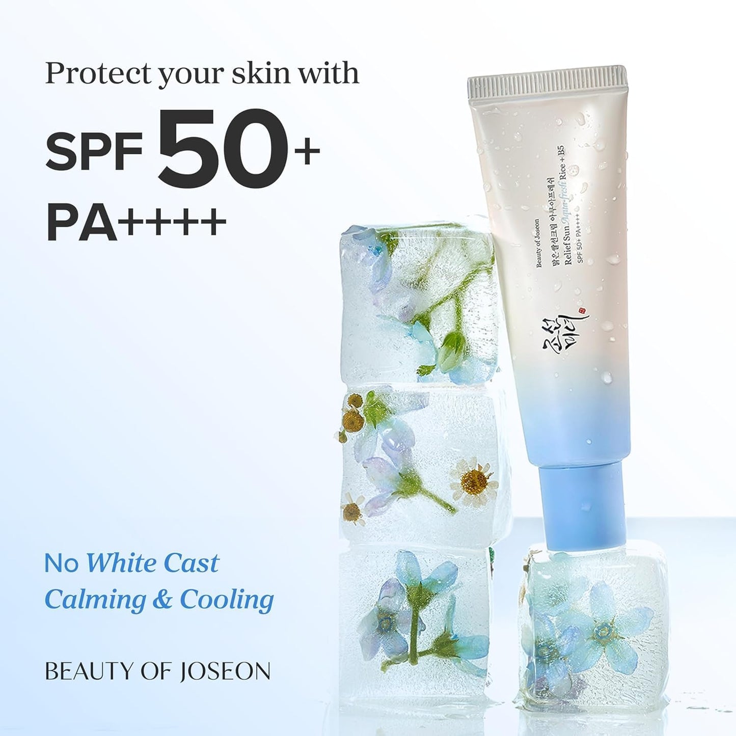 Beauty of Joseon Relief Sun: Aqua-Fresh Rice + B5 Sunscreen 50 мл – лек корейски слънцезащитен крем