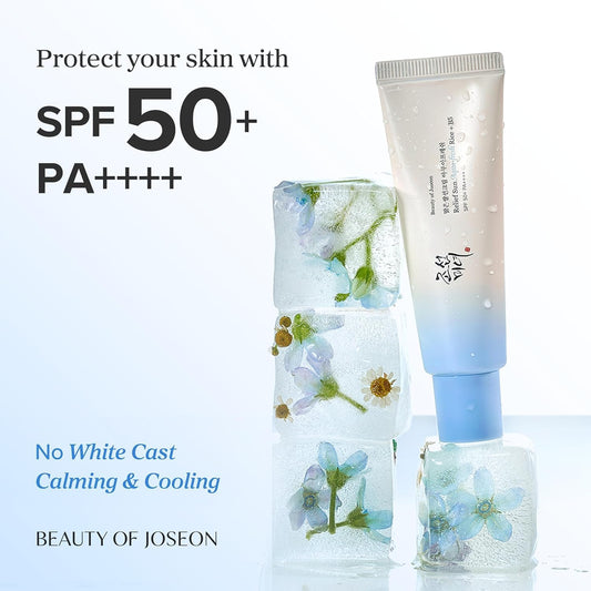 Beauty of Joseon Relief Sun: Aqua-Fresh Rice + B5 Sunscreen 50 мл – лек корейски слънцезащитен крем