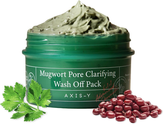 Axis-Y Mugwort Pore Clarifying Wash Off Pack 100 мл – корейска детокс маска с мъгворт за чисти и стегнати пори