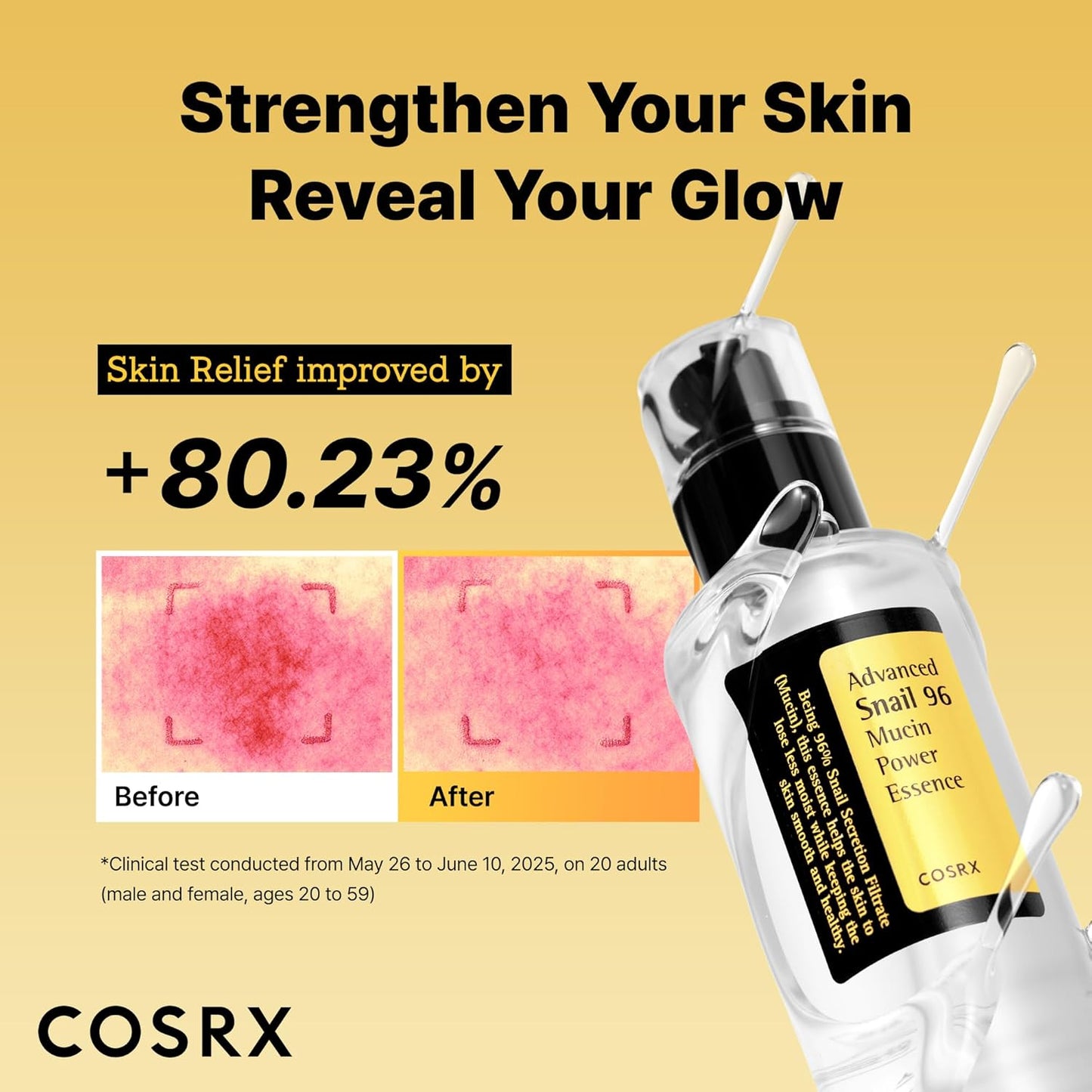 COSRX Advanced Snail 96 Mucin Power Essence 100 мл – регенерираща есенция с 96% охлювена муцин за хидратация и възстановяване