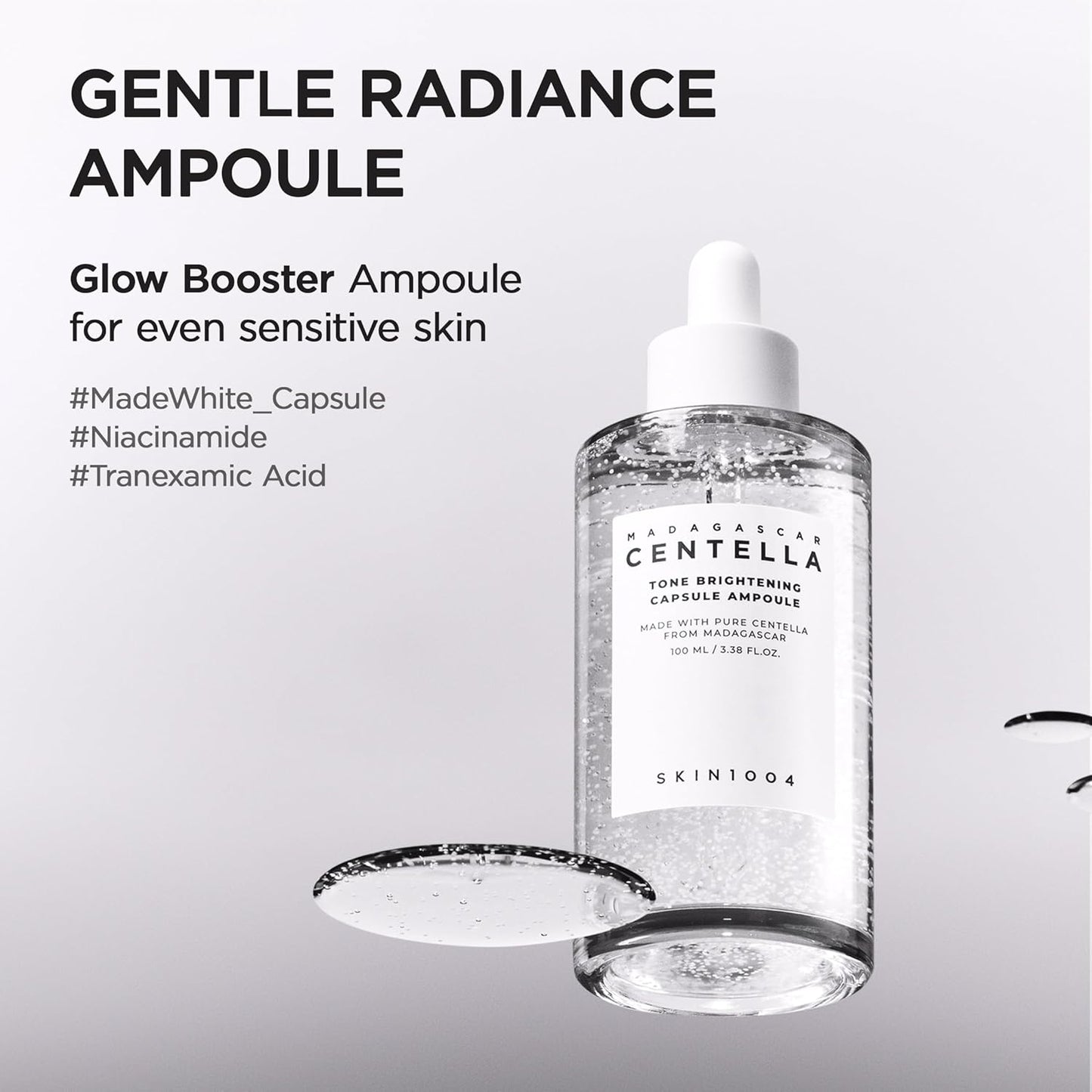 Skin1004 Madagascar Centella Tone Brightening Capsule Ampoule 50 мл – корейска изсветляваща ампула с капсули и центела.