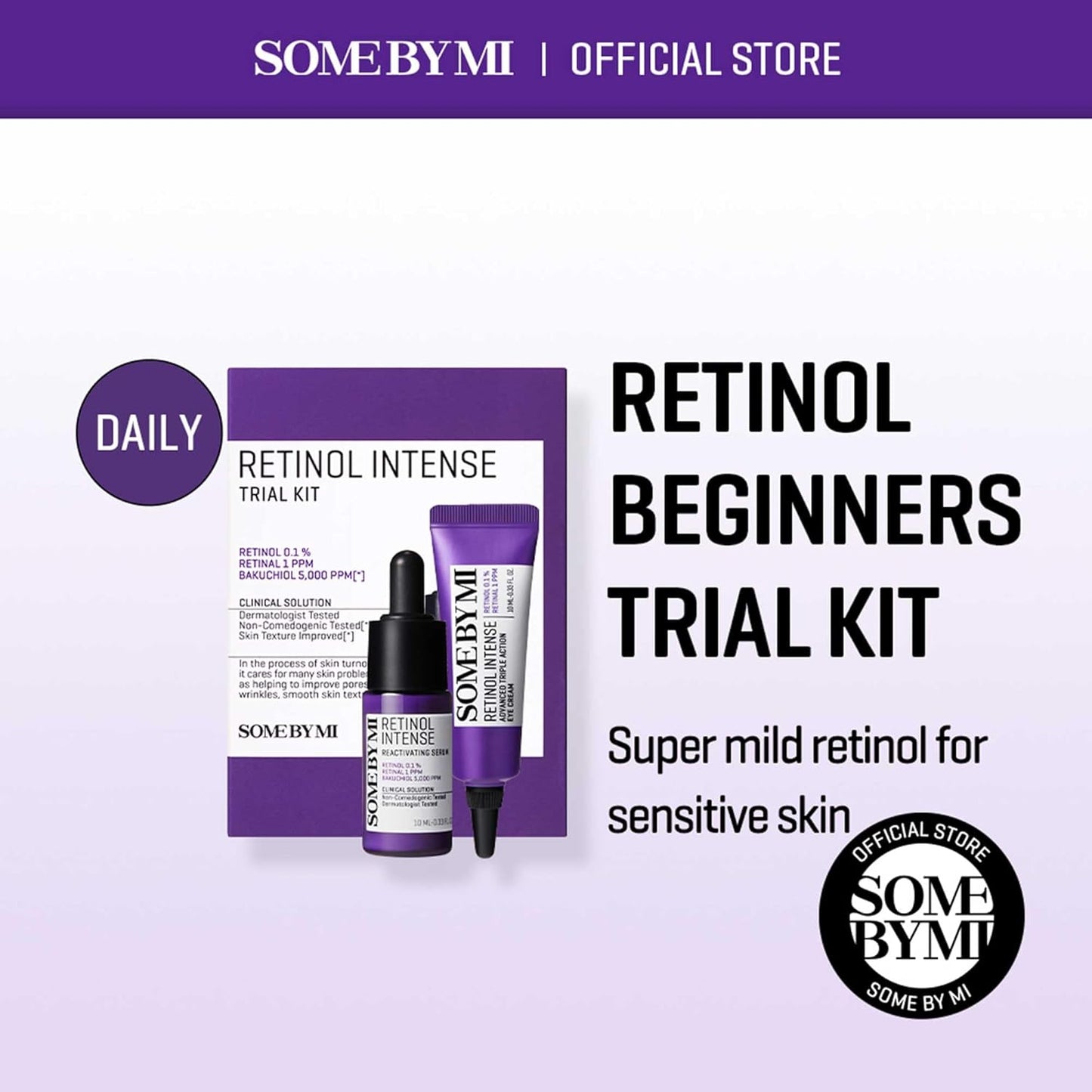 Some By Mi Retinol Intense Trial Kit – подаръчен мини комплект с ретинол за по-гладка и стегната кожа