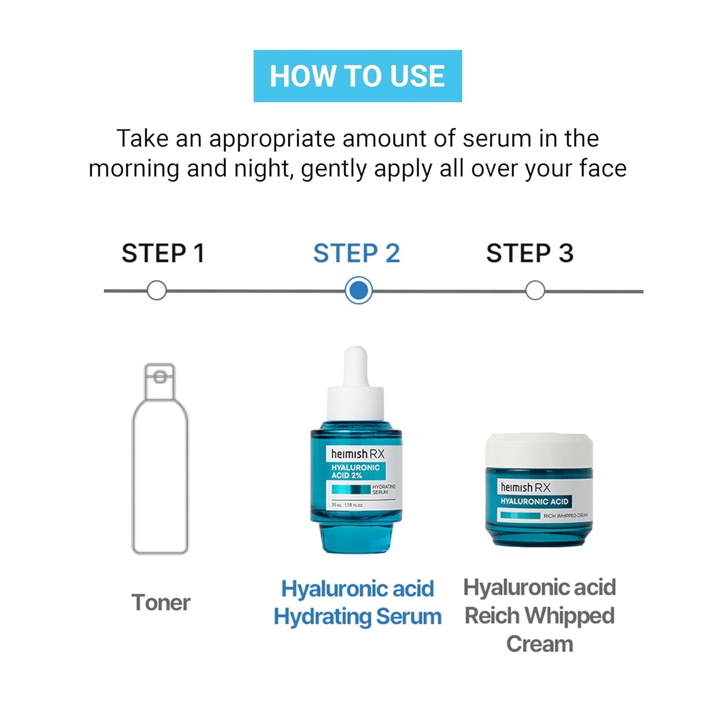 Heimish Rx Hyaluronic Acid Hydrating Serum 35мл – корейски хидратиращ серум за лице