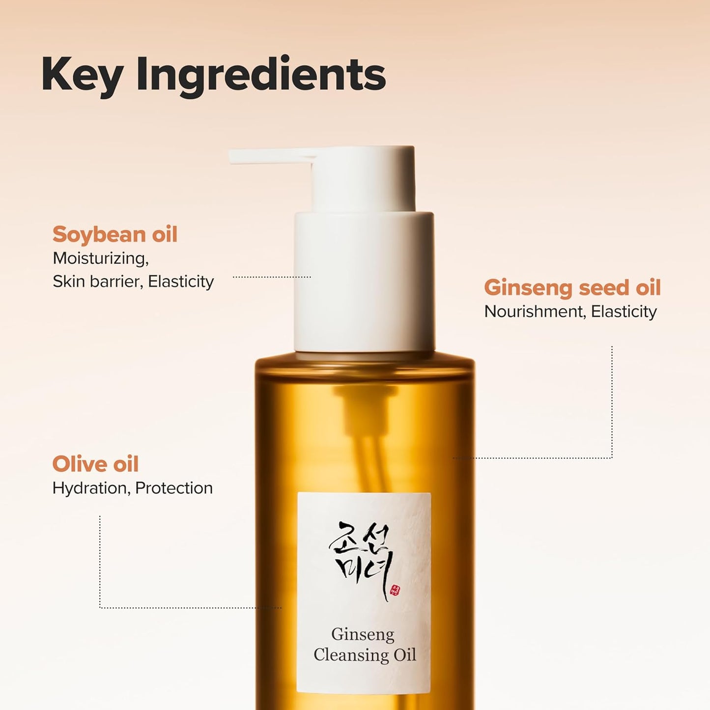 Beauty Of Joseon Ginseng Cleansing Oil 210 мл – корейско почистващо олио с женшен
