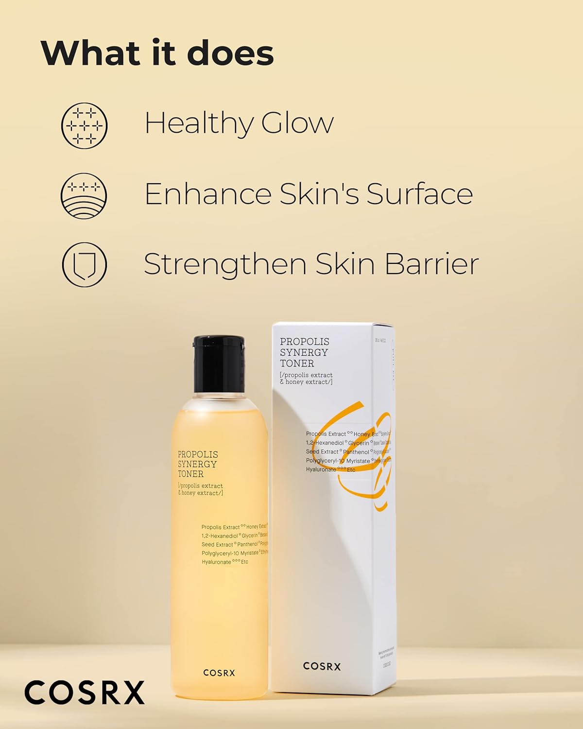 COSRX Full Fit Propolis Synergy Toner 150 мл – корейски озаряващ и подхранващ прополис тонер