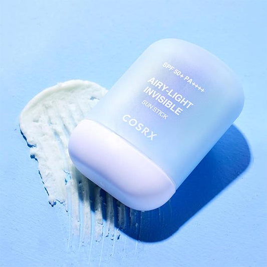 COSRX Airy Light Invisible Sun Stick SPF50+ PA++++ – лек корейски слънцезащитен стик