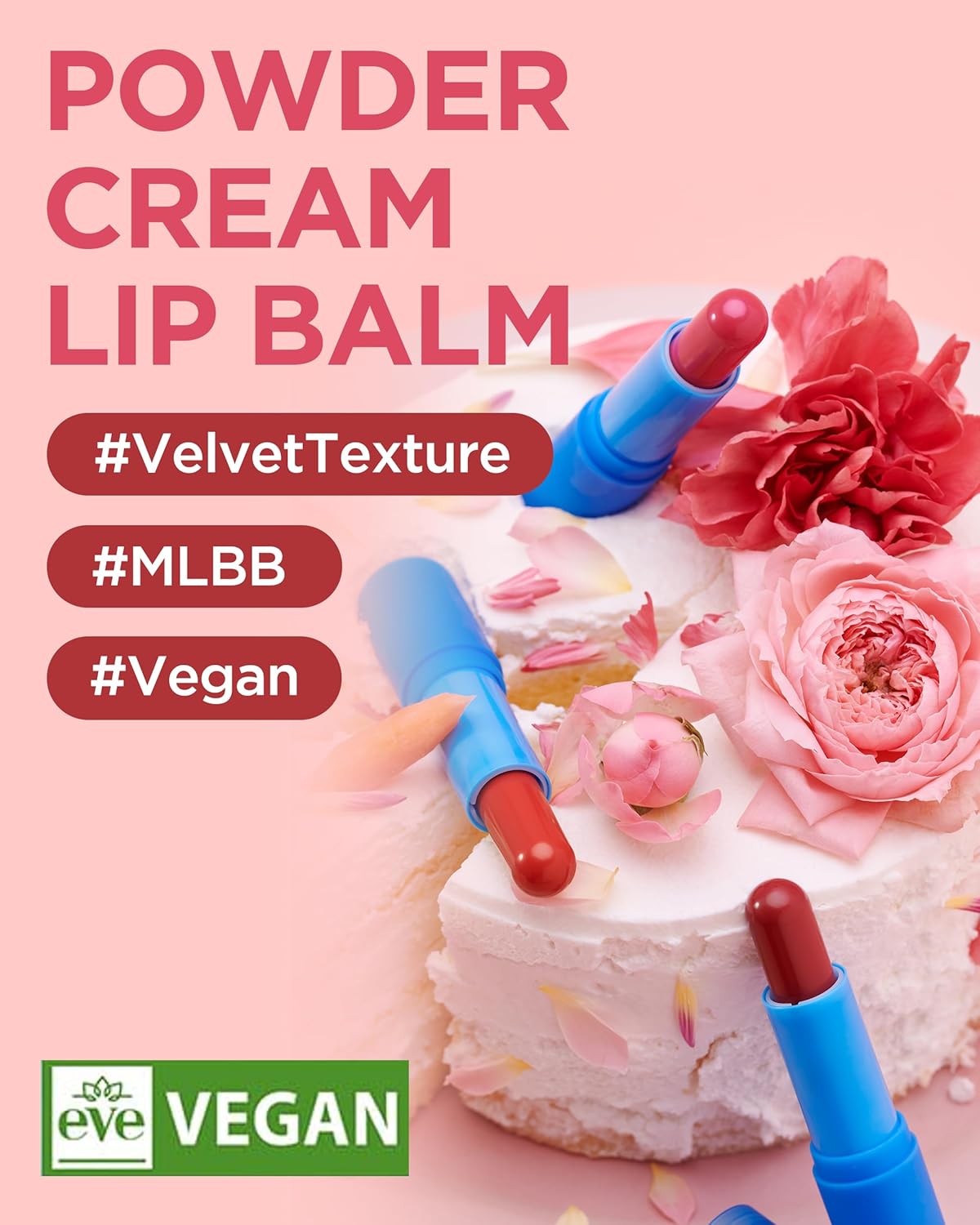 Tocobo Powder Cream Lip Balm 19 гр – корейски кремообразен балсам за устни с естествен цвят