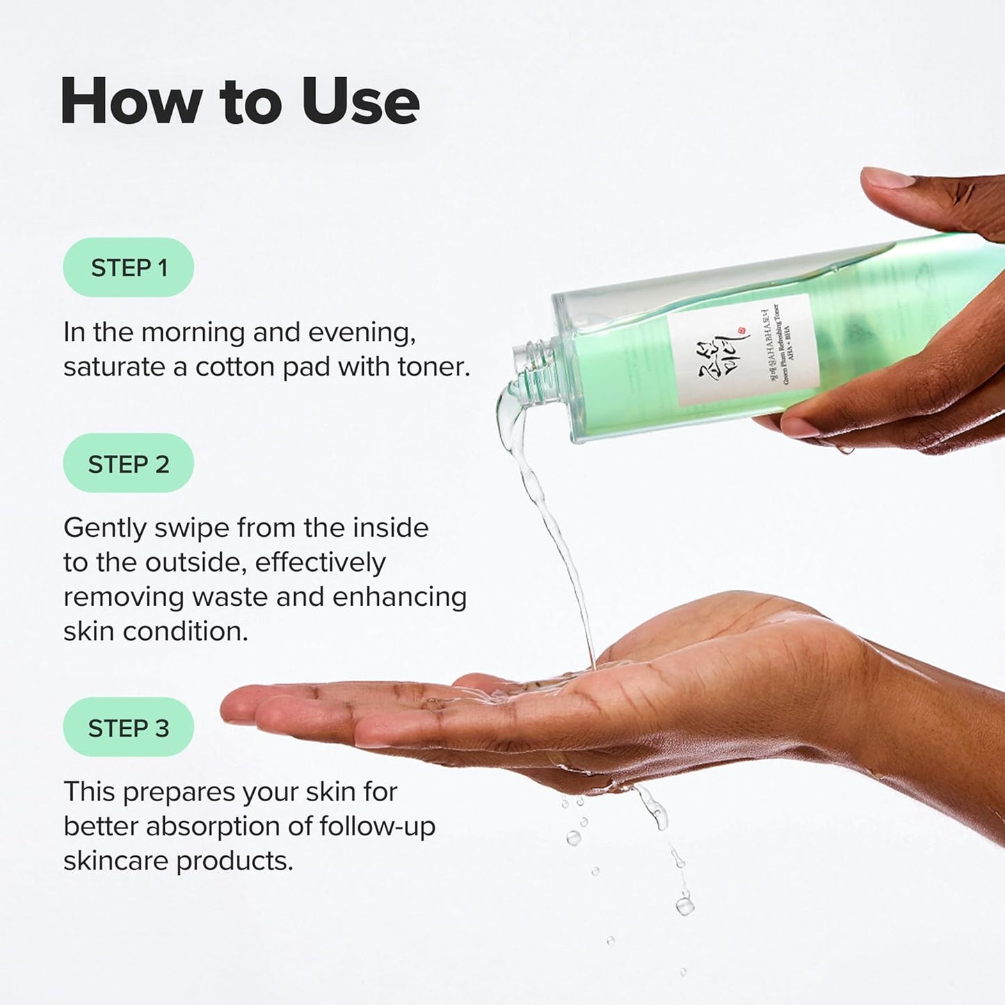 Beauty of Joseon Green Plum Refreshing Toner AHA + BHA 150 мл – корейски освежаващ ексфолиращ тонер